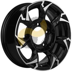 Khomen Wheels KHW1505 5.5x15 5x139,7  ET5 Dia108.1 Black-FP 