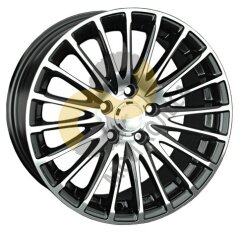 LS Wheels LS565 7.5x17 5x114,3  ET40 Dia73.1 BKF ()