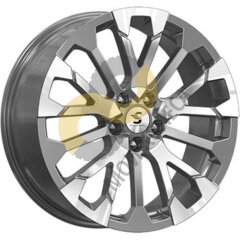 Skad КР003 7.5x19 5x114,3  ET45 Dia64.1 Diamond Gloss Graphite 