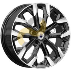 КиК Морейн 6.5x17 5x105  ET38 Dia56.6 алмаз черный 