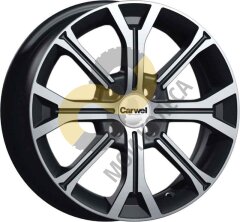 Carwel Кизи 6x15 4x100  ET39 Dia56.6 алмаз черный 