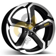 DOTZ Hanzo 9.5x19 5x112 ET27 Dia70.1 Black Matt Polished