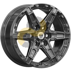 КиК Дистрикт 8x18 6x139,7 ET25 Dia77.9 Темно - серый глянцевый GG