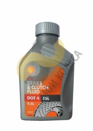 Тормозная жикость Shell  Brake & Clutch Fluid  DOT 4, 0.5 л.  