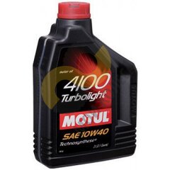 Моторное масло Motul 4100 Turbolight 10W-40 синтетическое 1 л.