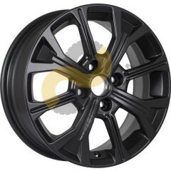 KDW KD1549 6.0x15 4x100 ET46 Dia54.1 Matt Black Painted