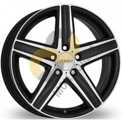 DEZENT TG 7.5x17 5x112  ET45 Dia66.6 Black Polished ()