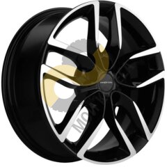 Khomen Wheels KHW1708 6.5x17 5x114,3 ET45 Dia67.1 Black-FP