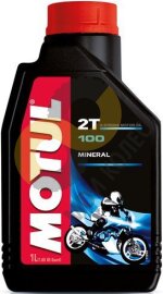 Моторное масло Motul 100 2T минеральное 1 л.