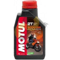 Моторное масло Motul Scooter Power 2T 2T синтетическое 1 л.
