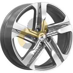 Skad КР004 7.5x19 5x114,3  ET50 Dia67.1 Diamond Gloss Graphite 