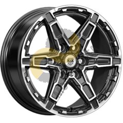 КиК Дистрикт 8x18 6x139,7 ET25 Dia106.1 алмаз черный
