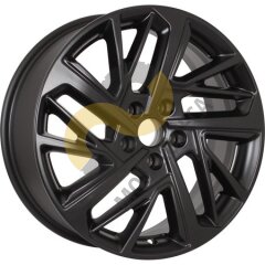 KDW KD1727 7x17 5x108 ET33 Dia60.1 Matt_Black_Painted