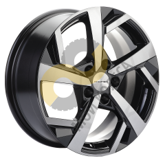 Khomen Wheels KHW1712 7x17 5x114,3  ET45 Dia60.1 Black-FP ()