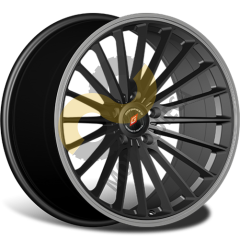 Inforged IFG36 8x18 5x120  ET30 Dia72.6 Black Machined Lip ()